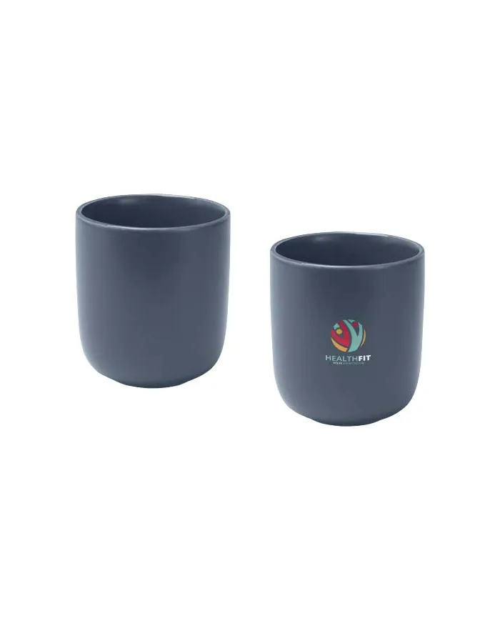 Set di 2 tazze in ceramica con finitura opaca da 200 ml Male - cod. P126399