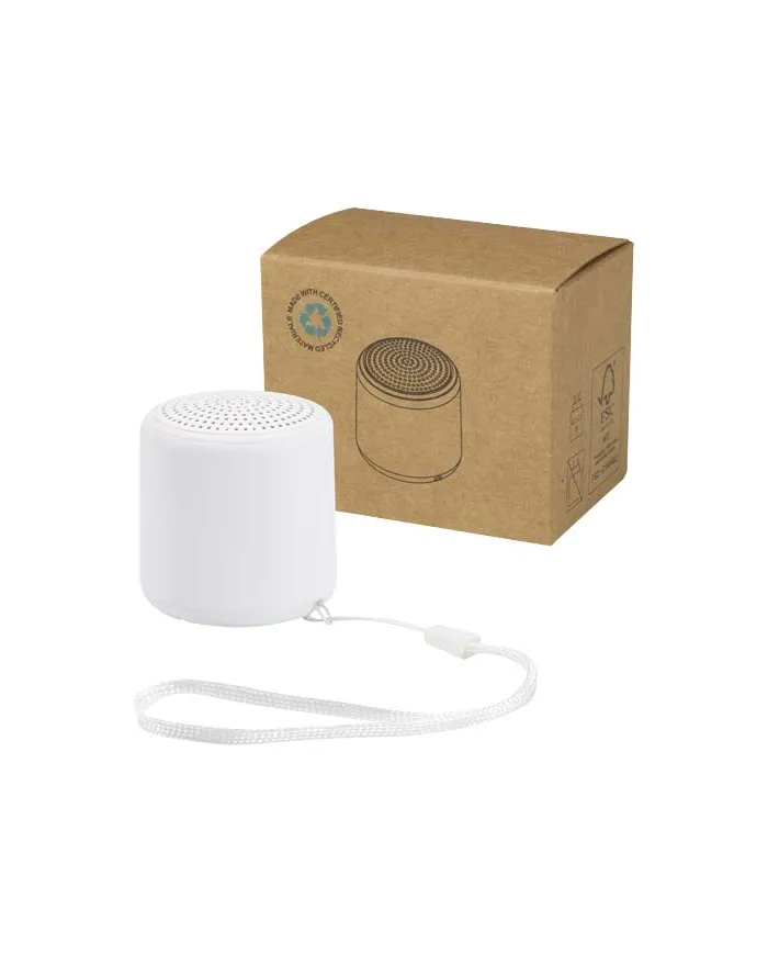 Speaker Bluetooth® wireless in plastica riciclata da 3 W Velkis - cod. P124485