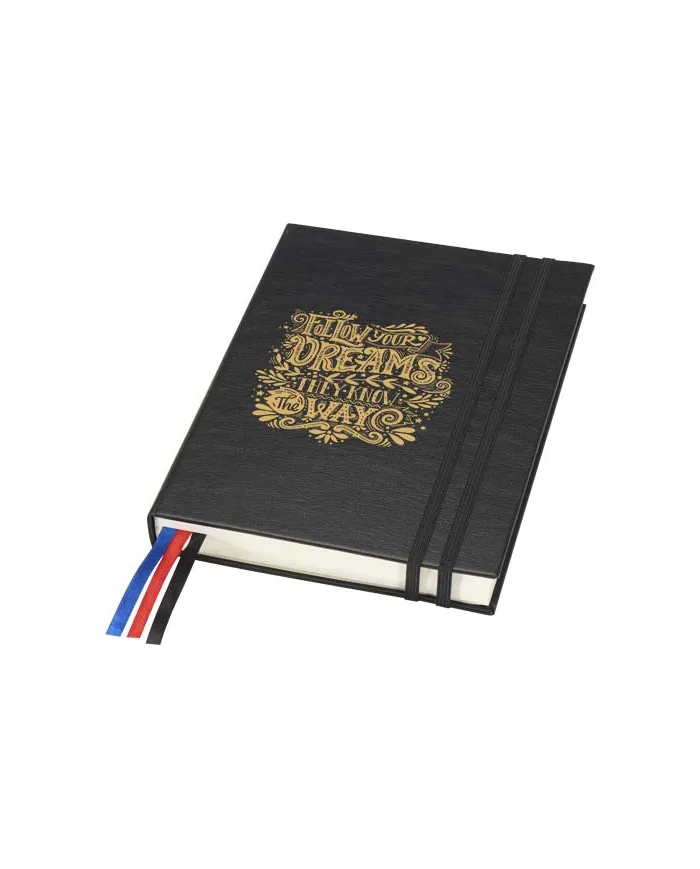 Block notes con elastico formato A5 con copertina rigida - cod. P106257