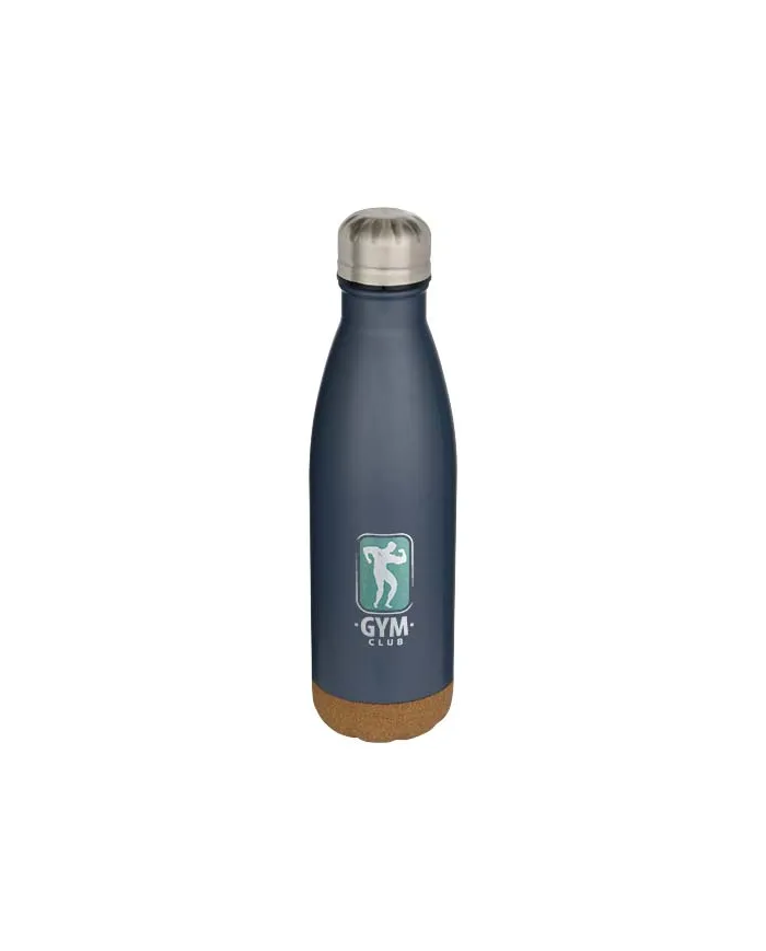 Borraccia in acciaio con dettagli in sughero da 500 ml - cod. P100892