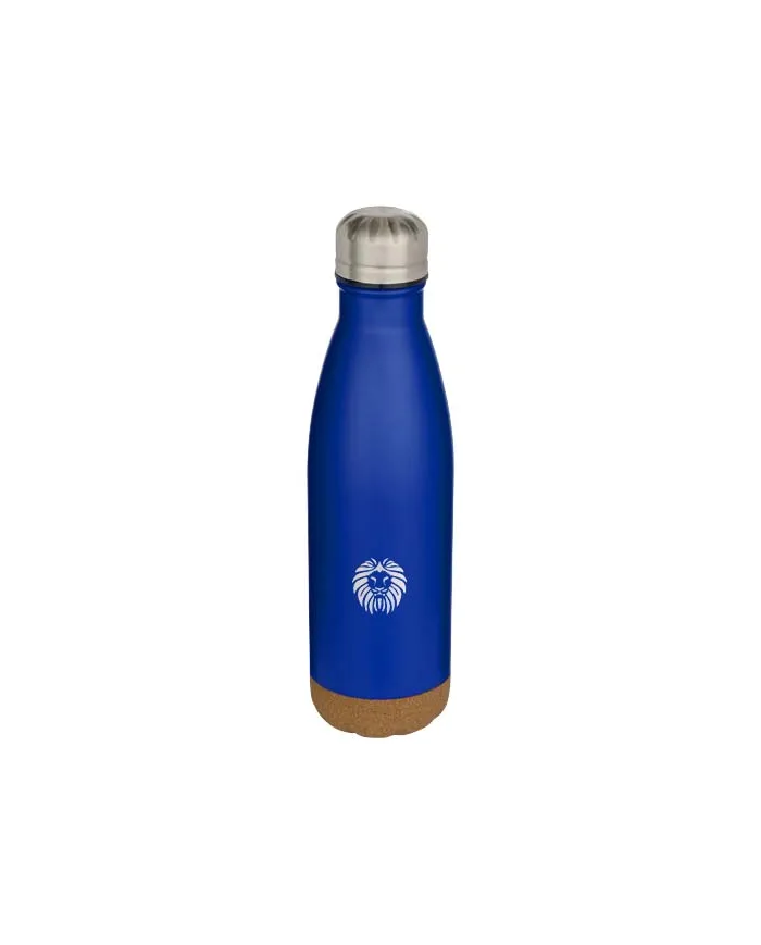 Borraccia in acciaio con dettagli in sughero da 500 ml - cod. P100892