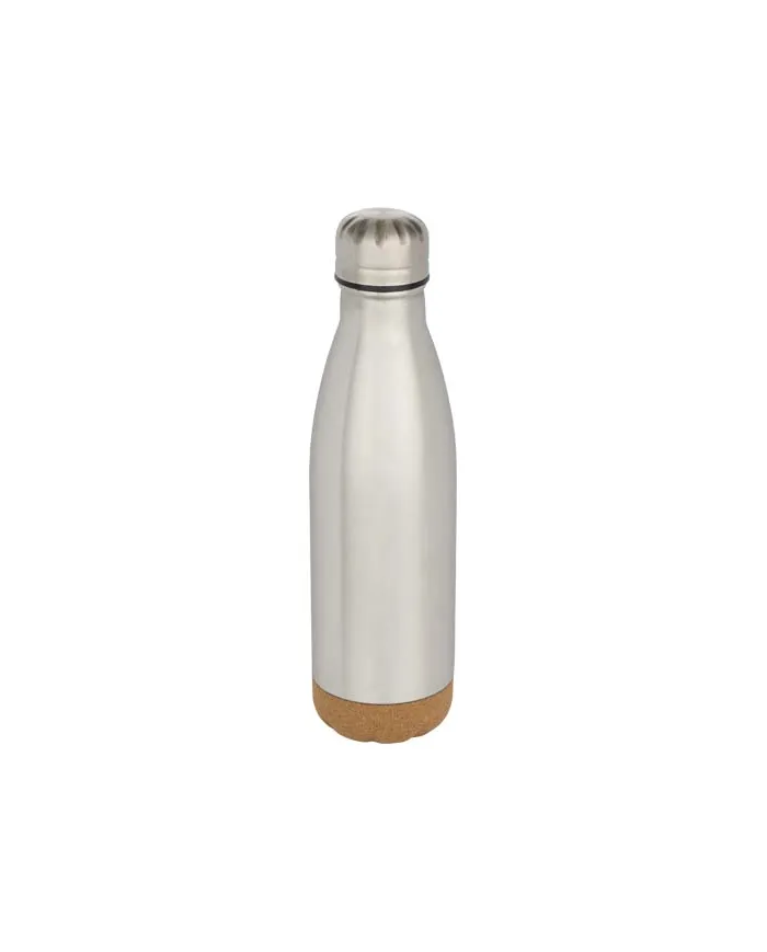 Borraccia in acciaio con dettagli in sughero da 500 ml - cod. P100892