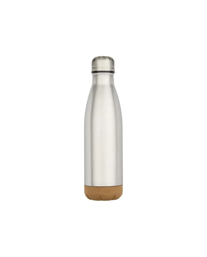 Borraccia in acciaio con dettagli in sughero da 500 ml - cod. P100892