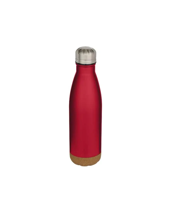 Borraccia in acciaio con dettagli in sughero da 500 ml - cod. P100892