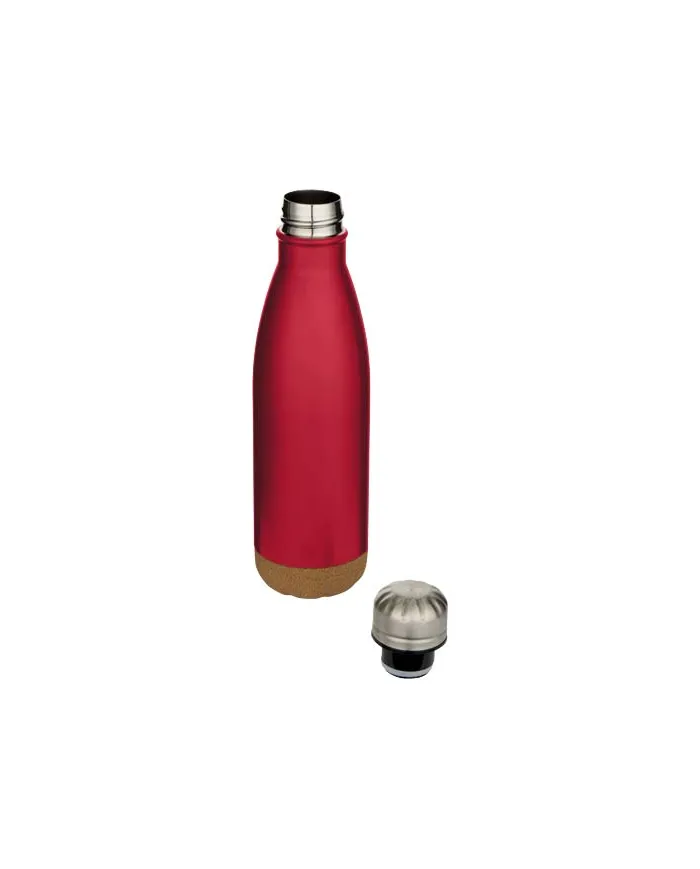 Borraccia in acciaio con dettagli in sughero da 500 ml - cod. P100892