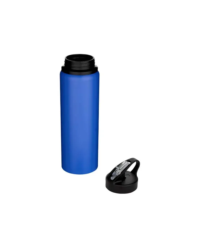 Borraccia con beccuccio a scatto in acciaio da 800 ml - cod. P100870