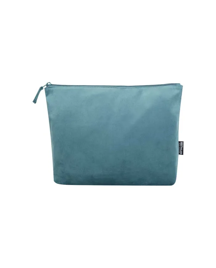 Set di beauty case in velluto riciclato certificato GRS Swift - cod. P120769