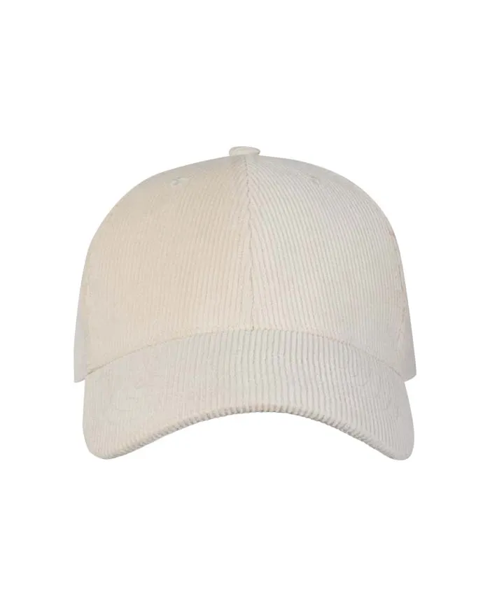 Cappello in velluto a coste a 6 pannelli in tessuto riciclato Hutton - cod. P111073