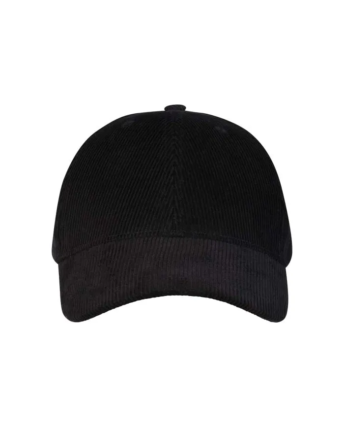 Cappello in velluto a coste a 6 pannelli in tessuto riciclato Hutton - cod. P111073