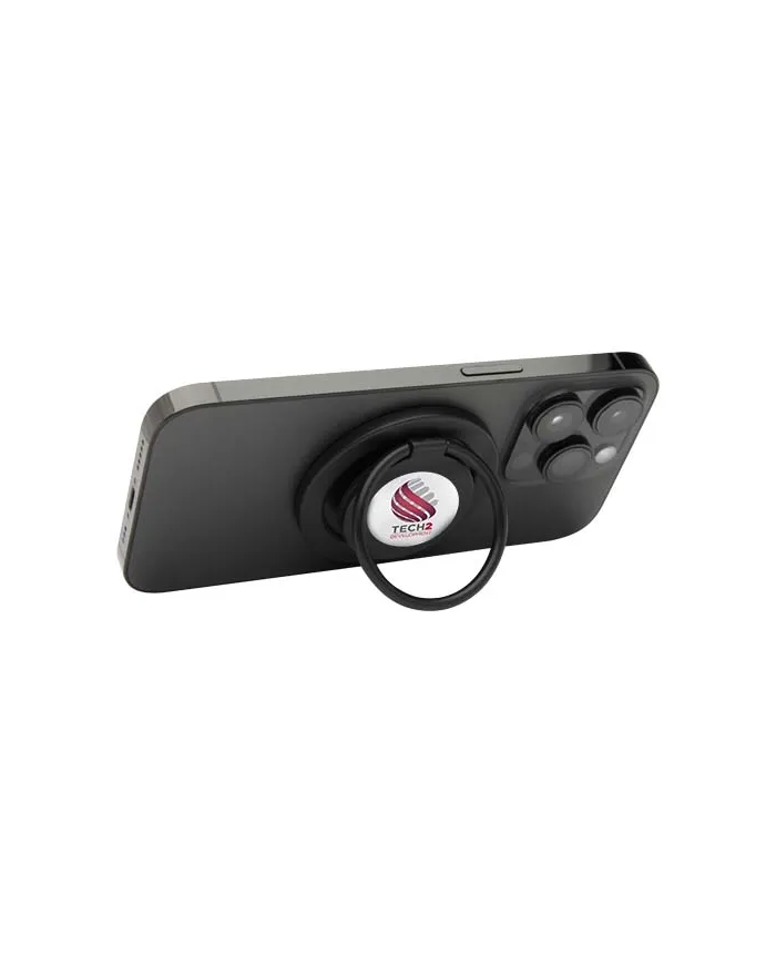Supporto per telefono magnetico in plastica riciclata con supporto ad anello Albali - cod. P124462