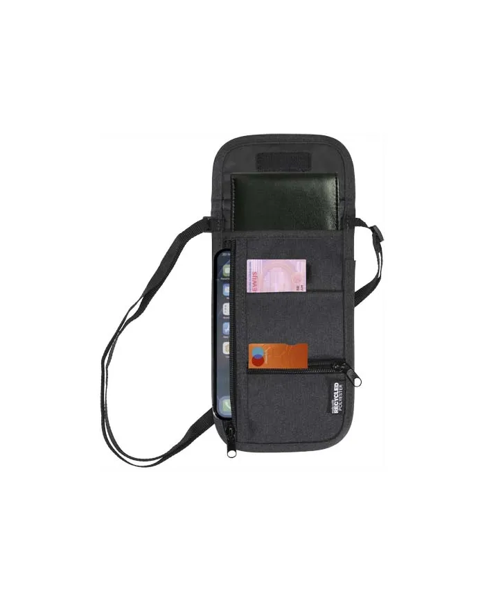 Custodia da viaggio smart in tessuto riciclato certificato GRS Ross - cod. P130131