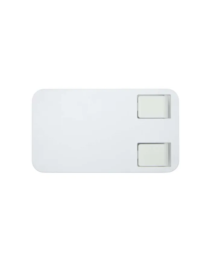 Supporto per telefono pieghevole in plastica riciclata con supporto da tavolo in metallo Alhena - cod. P124467