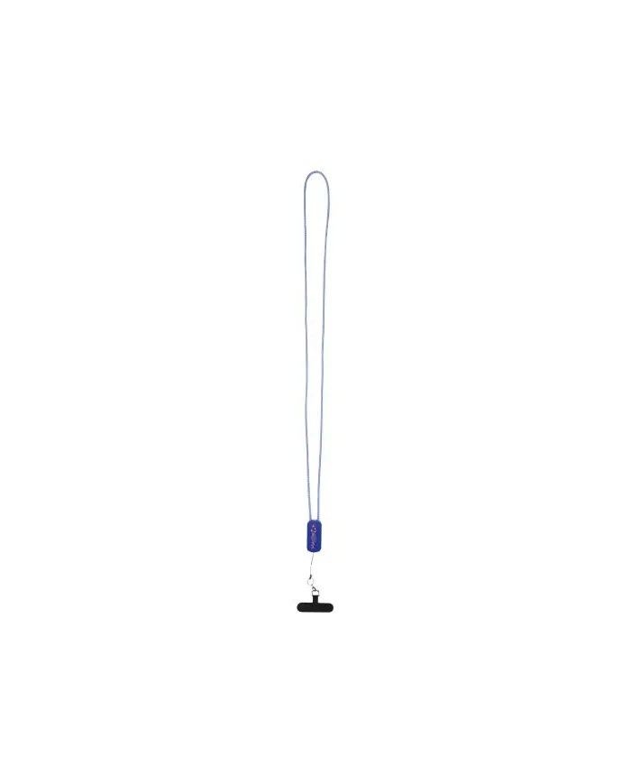 Lanyard per smartphone in plastica riciclata con cavo integrato 5-in-1 da 27 W Anser - cod. P124494