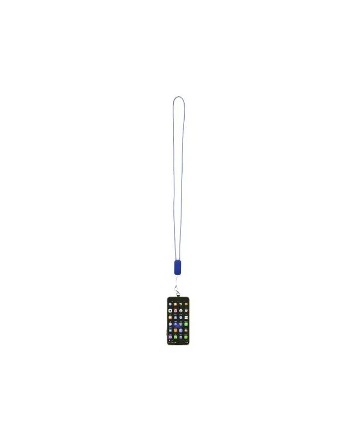 Lanyard per smartphone in plastica riciclata con cavo integrato 5-in-1 da 27 W Anser - cod. P124494