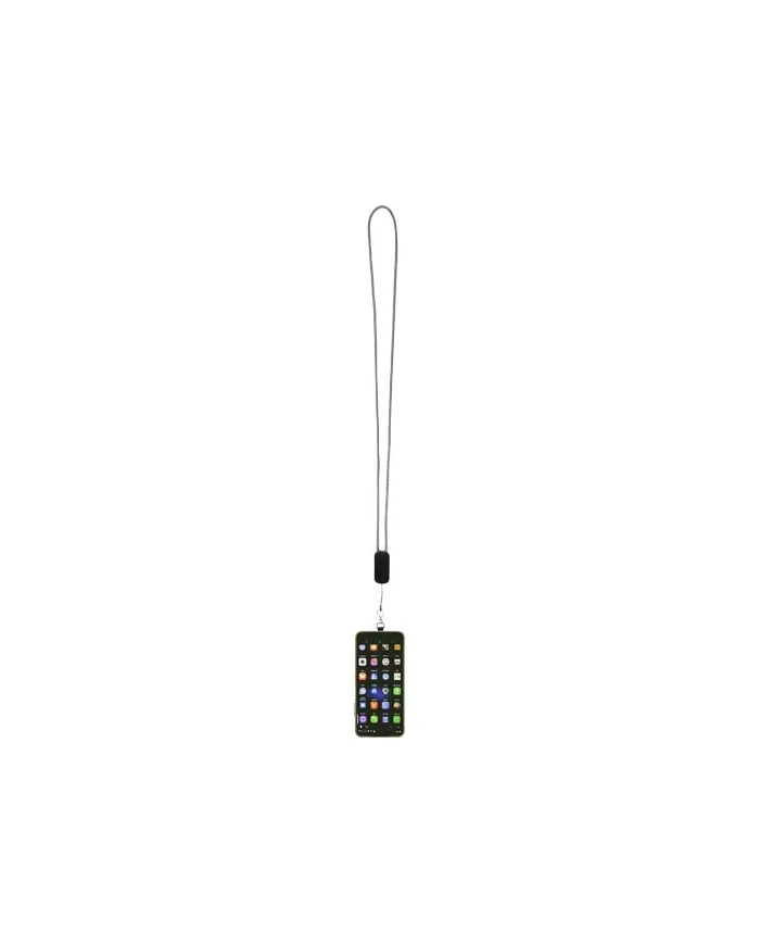 Lanyard per smartphone in plastica riciclata con cavo integrato 5-in-1 da 27 W Anser - cod. P124494