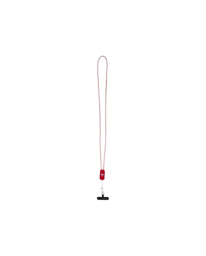 Lanyard per smartphone in plastica riciclata con cavo integrato 5-in-1 da 27 W Anser - cod. P124494