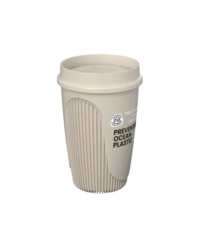 Bicchiere da 350 ml con coperchio a 360° Alto POP - cod. P210748