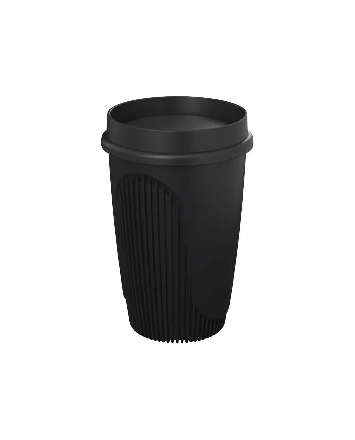 Bicchiere da 350 ml con coperchio a 360° Alto POP - cod. P210748