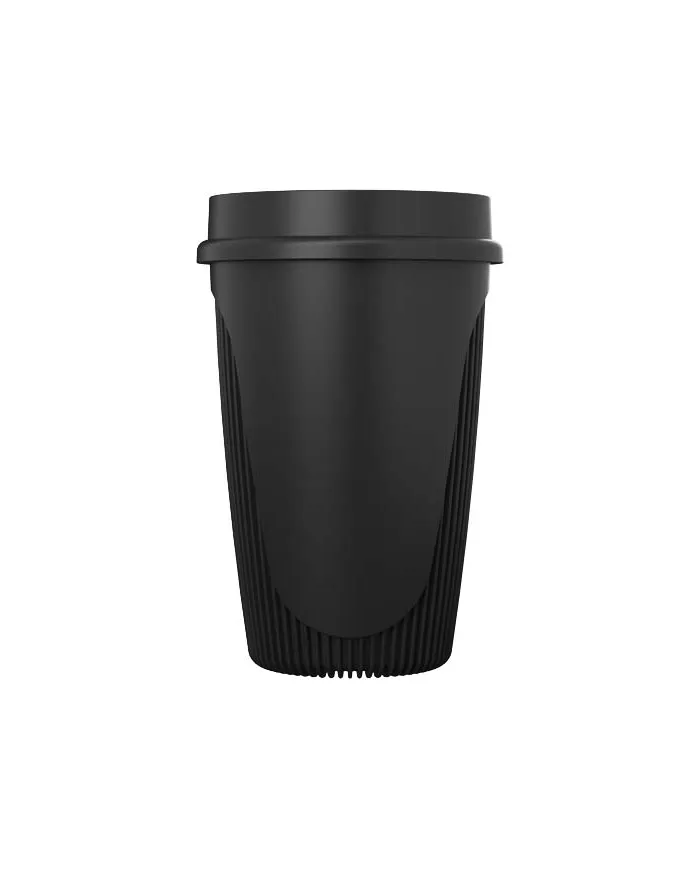 Bicchiere da 350 ml con coperchio a 360° Alto POP - cod. P210748