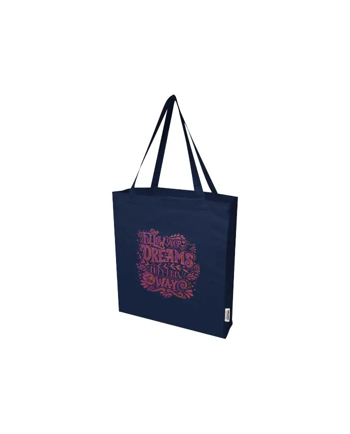 Tote bag a soffietto da 14 litri in tessuto biologico - cod. P120783