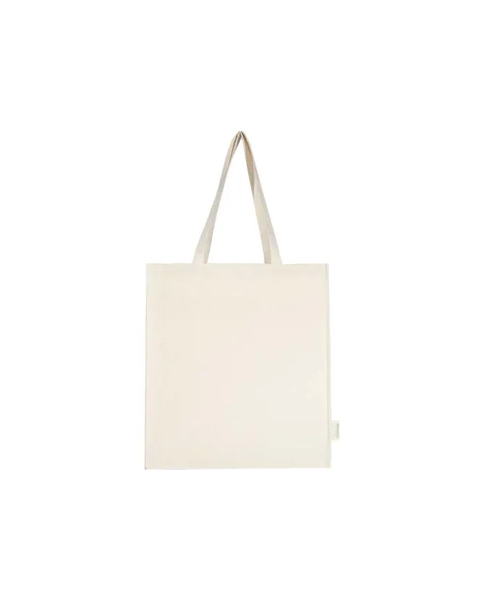 Tote bag a soffietto da 14 litri in tessuto biologico - cod. P120783