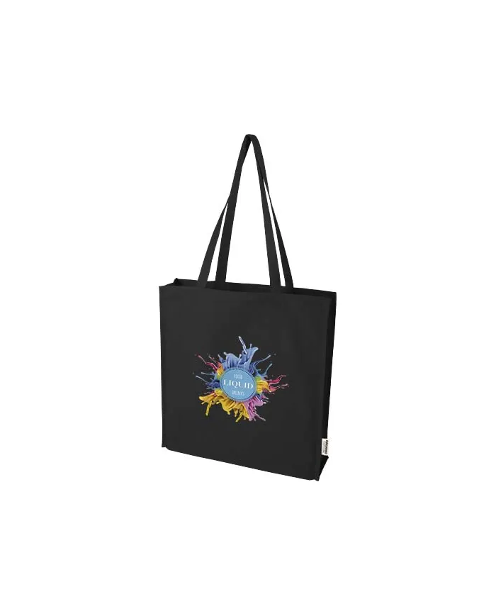 Tote bag a soffietto da 14 litri in tessuto biologico - cod. P120783