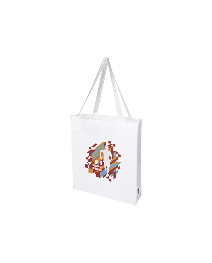 Tote bag a soffietto da 14 litri in tessuto biologico - cod. P120783