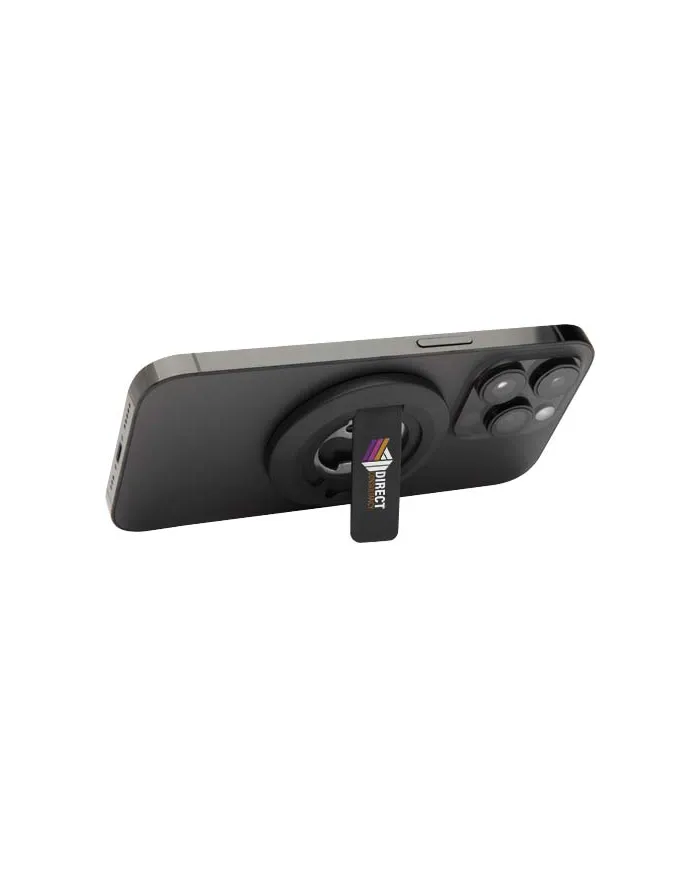 Supporto per telefono magnetico in plastica riciclata con apribottiglie Ain - cod. P124461