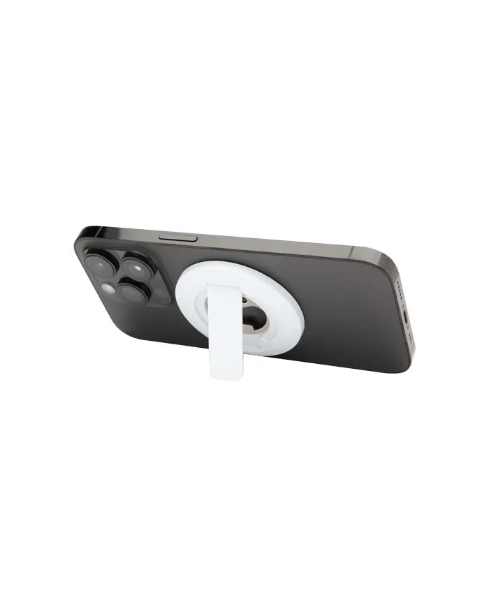 Supporto per telefono magnetico in plastica riciclata con apribottiglie Ain - cod. P124461