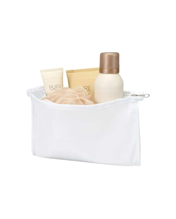 Pochette per articoli da toilette in PET riciclato certificato GRS Muse - cod. P120772