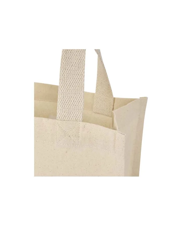 Tote bag mini a soffietto in cotone riciclato da 9L - cod. P120787