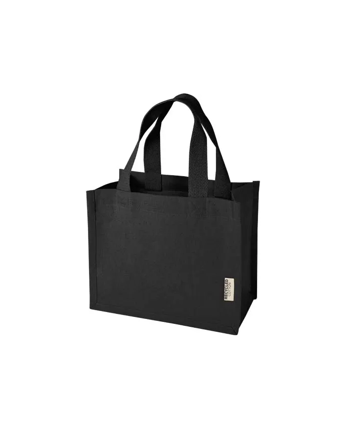 Tote bag mini a soffietto in cotone riciclato da 9L - cod. P120787