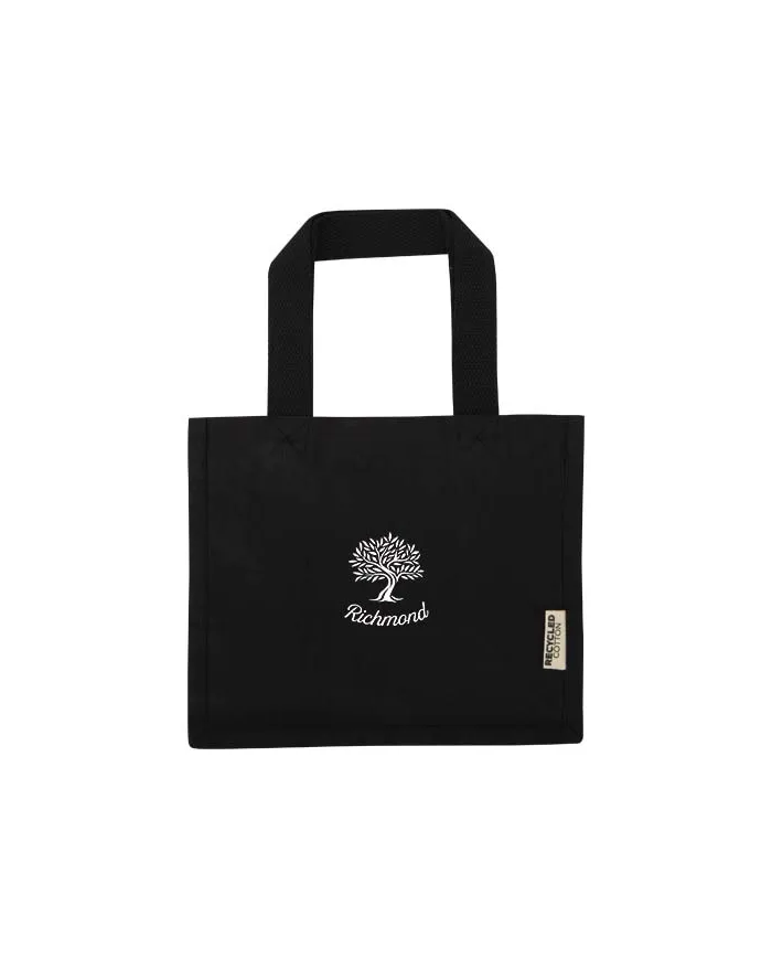 Tote bag mini a soffietto in cotone riciclato da 9L - cod. P120787