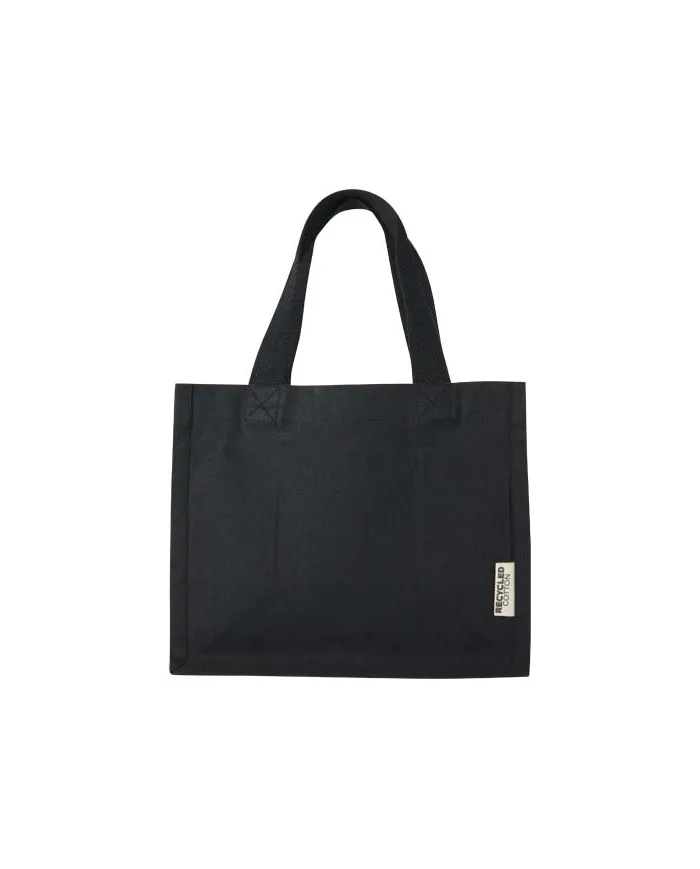 Tote bag mini a soffietto in cotone riciclato da 9L - cod. P120787