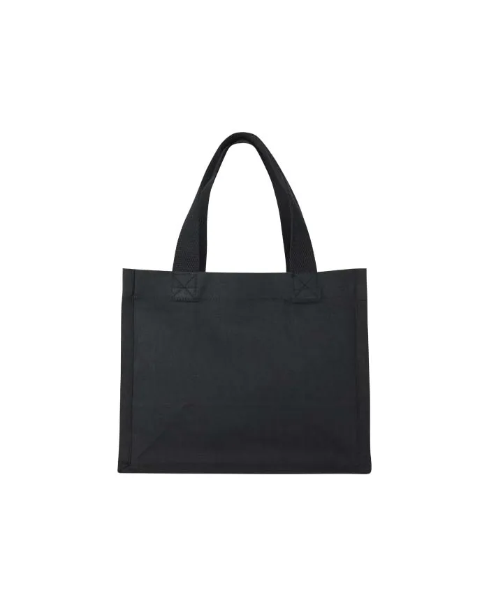 Tote bag mini a soffietto in cotone riciclato da 9L - cod. P120787