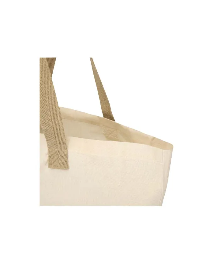 Tote bag pieghevole in cotone riciclato da 12L - cod. P120788