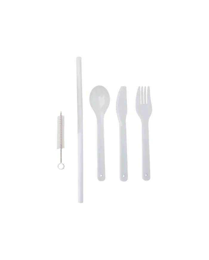 Set di posate con coperchio in bambù Runa - cod. P126365