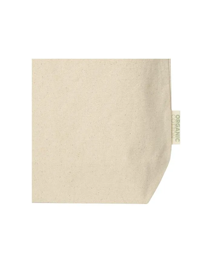 Tote bag da 11 litri con base ampia in tessuto biologico - cod. P120782