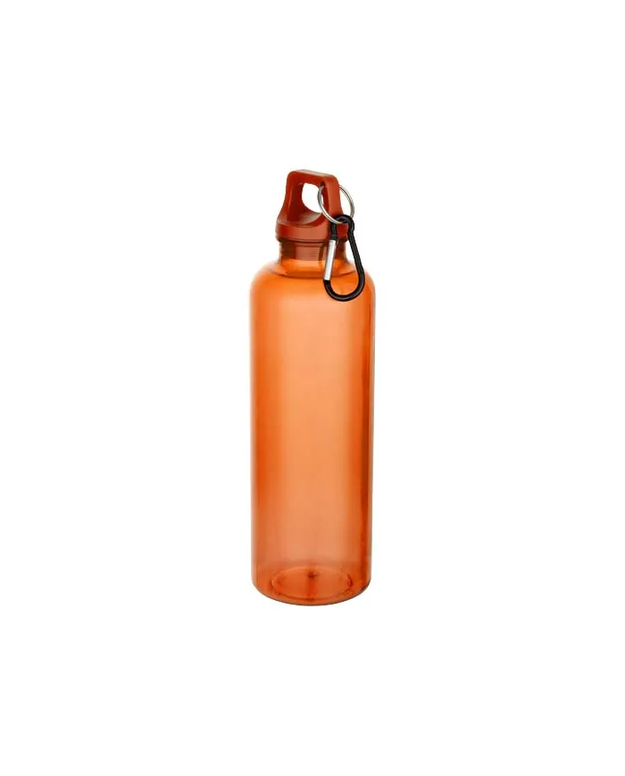 Borraccia in plastica riciclata da 750 ml con moschettone - cod. P100877