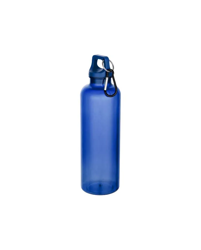Borraccia in plastica riciclata da 750 ml con moschettone - cod. P100877