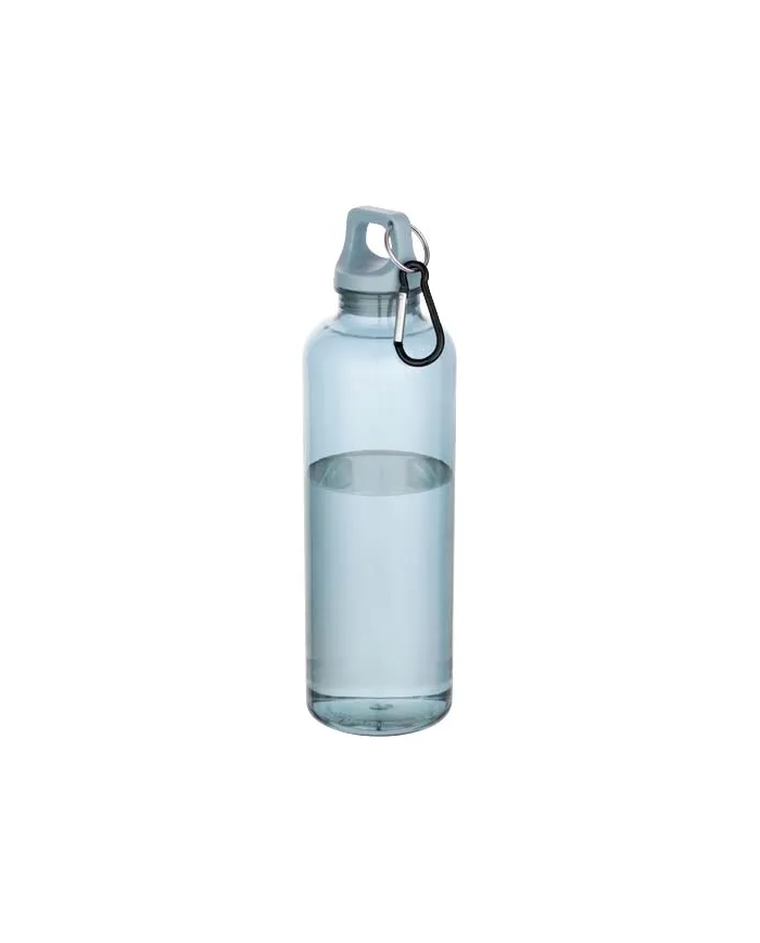 Borraccia in plastica riciclata da 750 ml con moschettone - cod. P100877