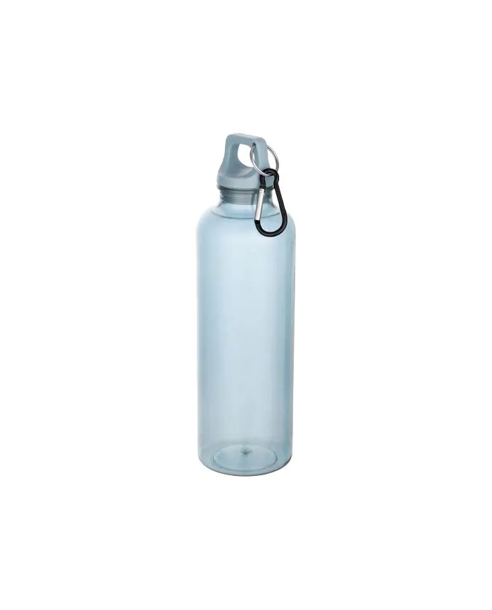 Borraccia in plastica riciclata da 750 ml con moschettone - cod. P100877