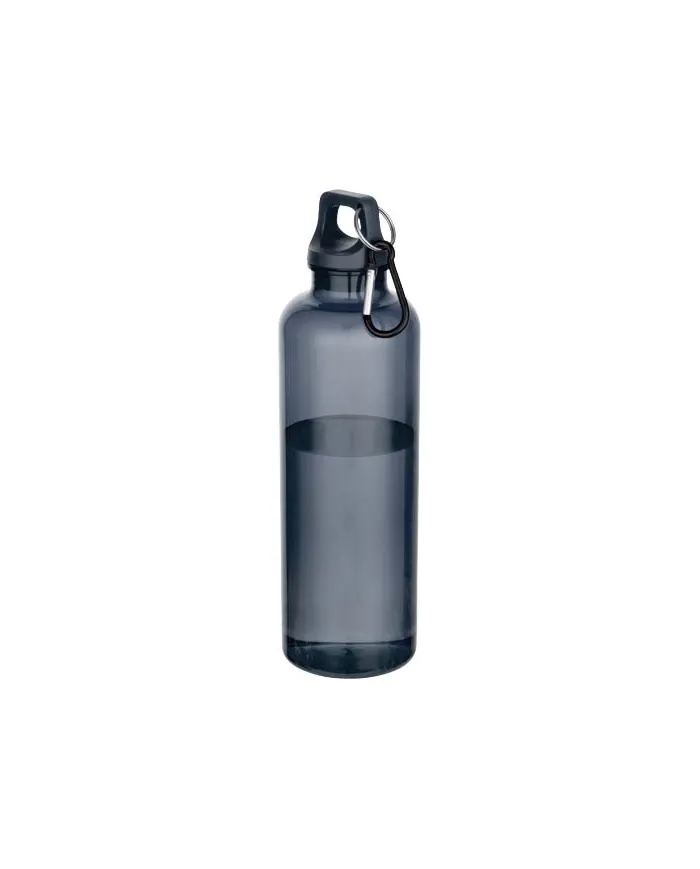 Borraccia in plastica riciclata da 750 ml con moschettone - cod. P100877