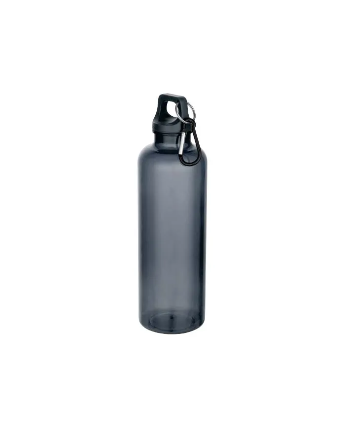 Borraccia in plastica riciclata da 750 ml con moschettone - cod. P100877