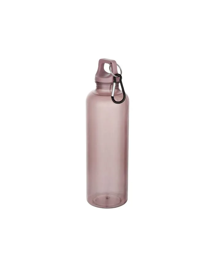 Borraccia in plastica riciclata da 750 ml con moschettone - cod. P100877