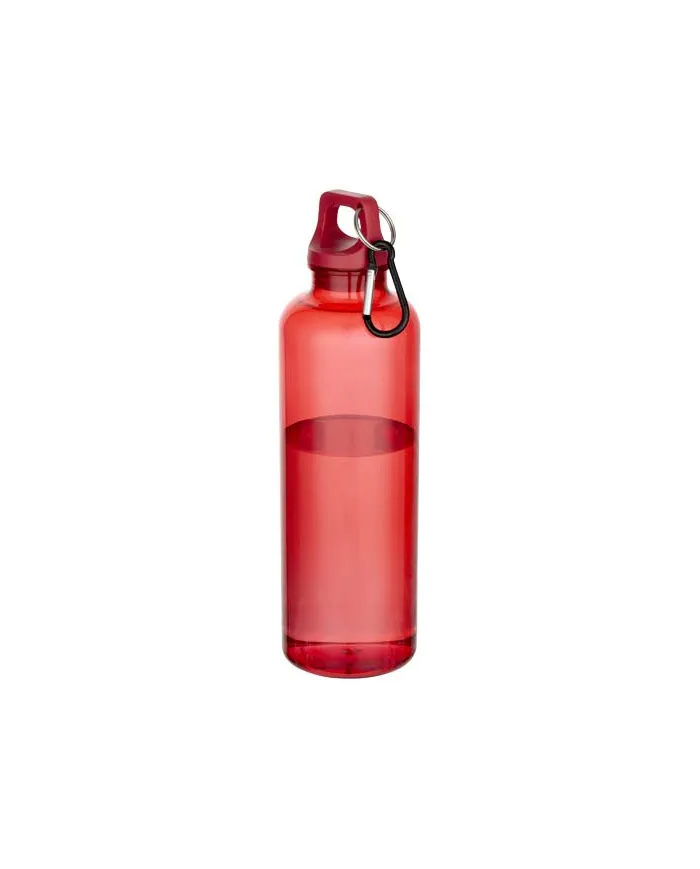Borraccia in plastica riciclata da 750 ml con moschettone - cod. P100877