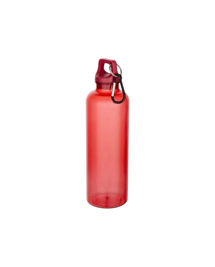 Borraccia in plastica riciclata da 750 ml con moschettone - cod. P100877