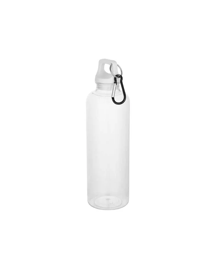 Borraccia in plastica riciclata da 750 ml con moschettone - cod. P100877