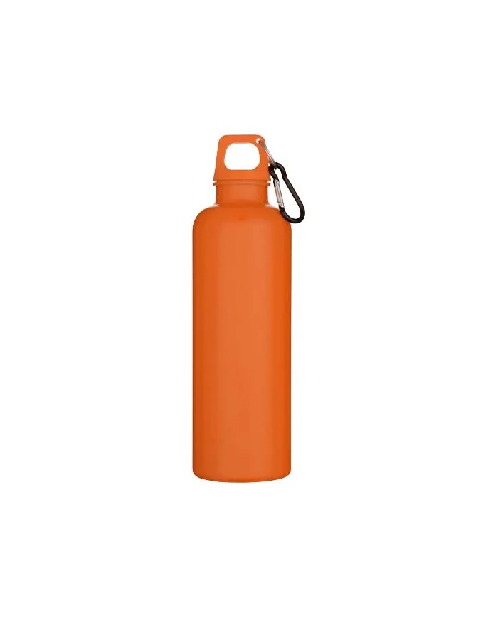 Borraccia con moschettone in plastica riciclata da 750 ml - cod. P100878