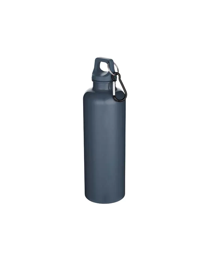 Borraccia con moschettone in plastica riciclata da 750 ml - cod. P100878